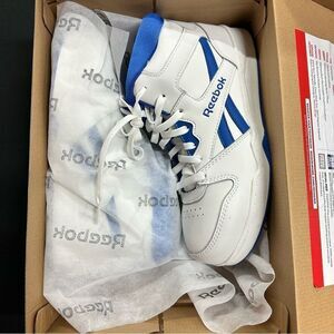 Reebok BB4500 White Blue High Top Work Sneakers 7